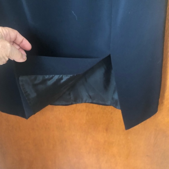 Vera Mont (France) Holiday Black Dress Cocktail, Business Formal Dress Vtg Sz 10 - Picture 5 of 8